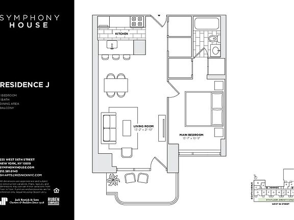 2nd image of 235 W 56th St APT 39J