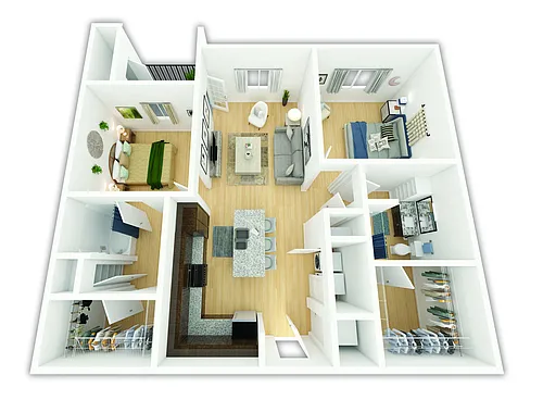 Floor plan B3