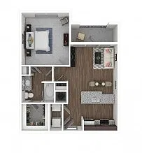 Floor plan The Custer