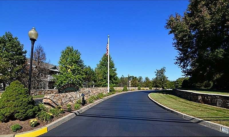 Entrance to Quaker Valley Condominiums