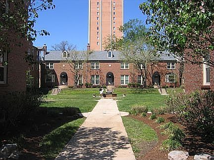 Off street courtyard