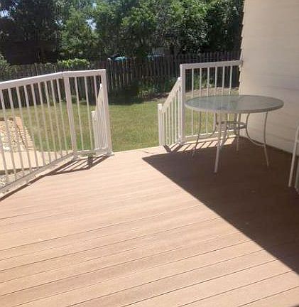 secluded deck