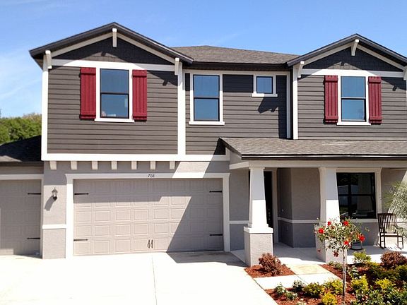 Juniper 3-Car Garage Craftsman Elevation by William Ryan Homes Tampa