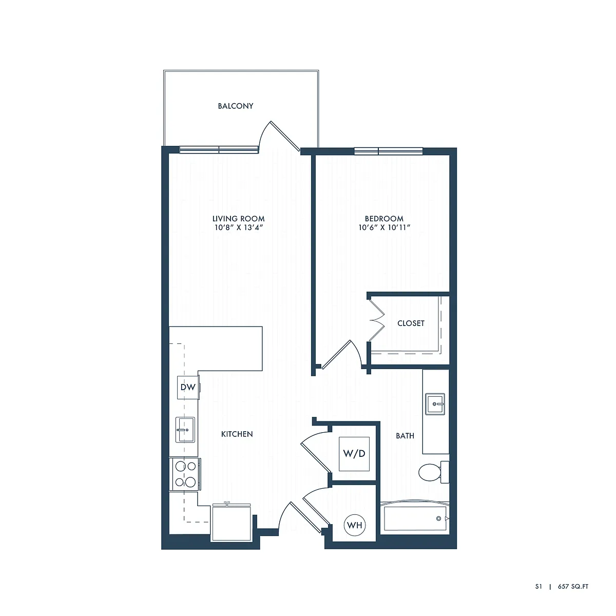 Floor plan Studio