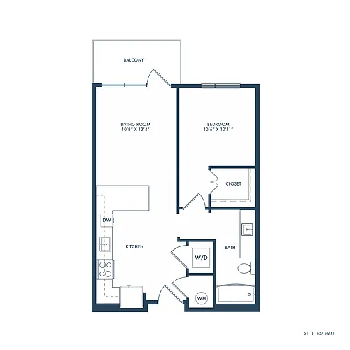 Floor plan Studio
