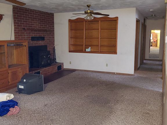 Living room with built ins