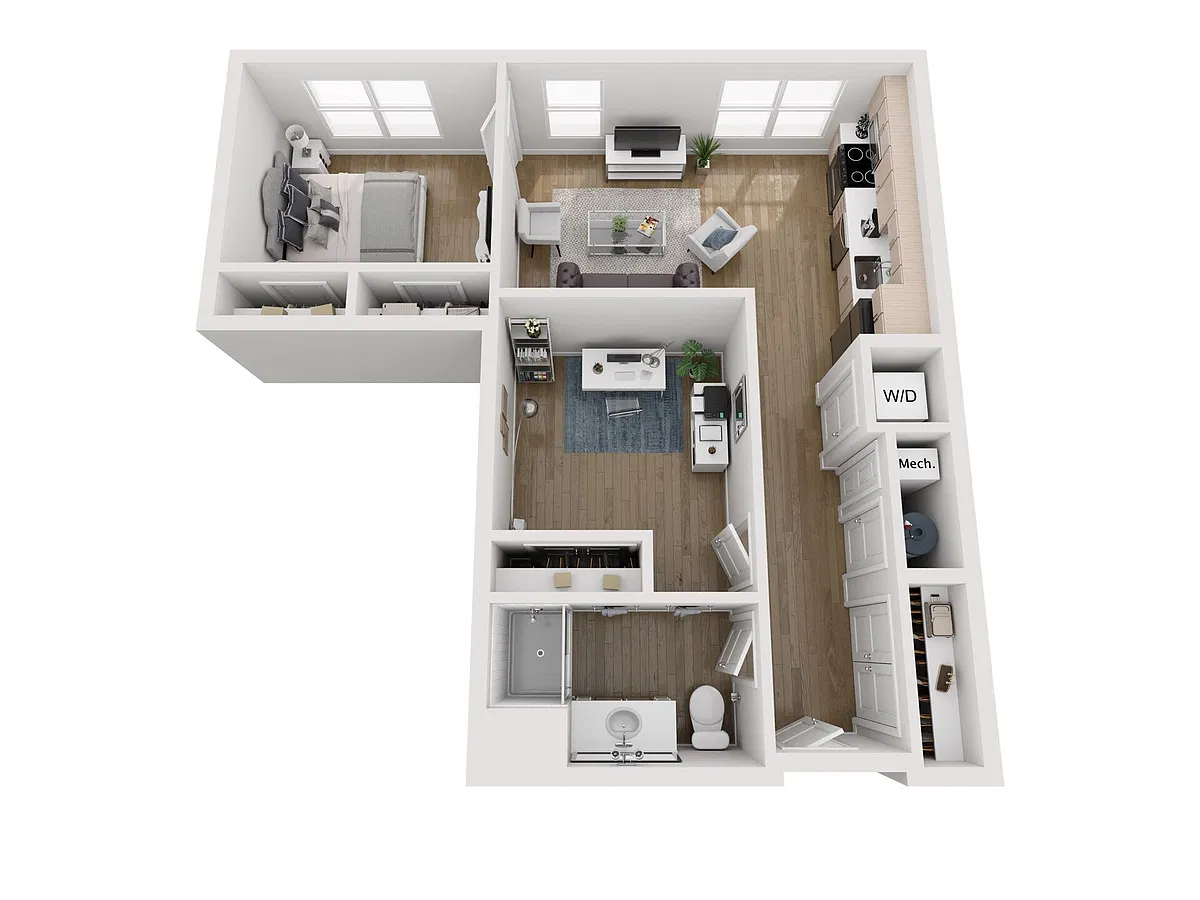 Floor plan A13D