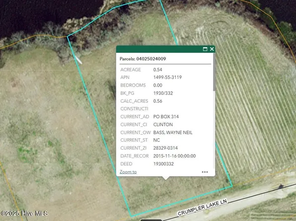 Lot 2 Crumpler Lake Lane, Clinton, NC 28328