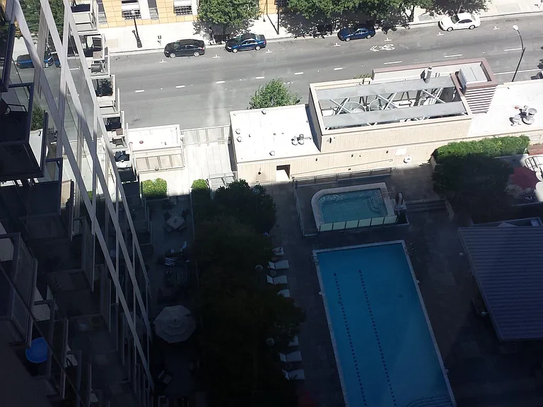 the view from the apartment