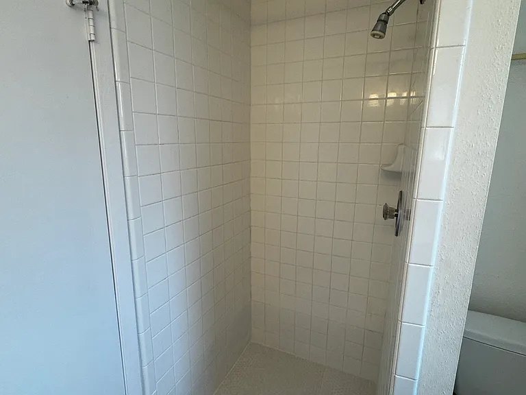 New tile in shower.