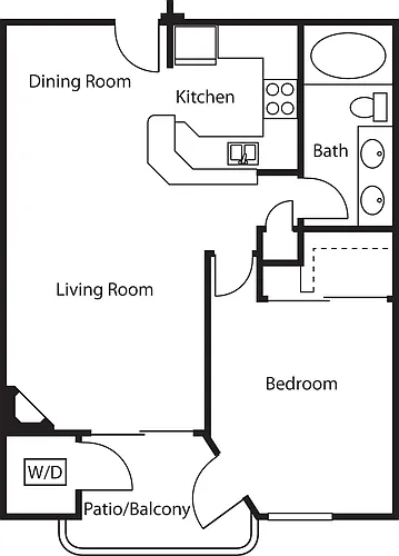 Floor plan 1X1