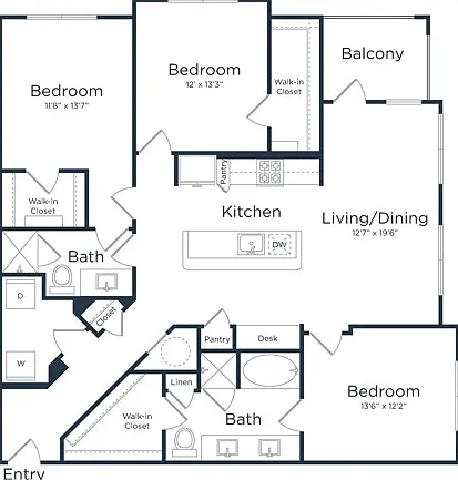 C1 | 3x2 | 1462 sq ft C1 | 3x2 | 1462 sq ft