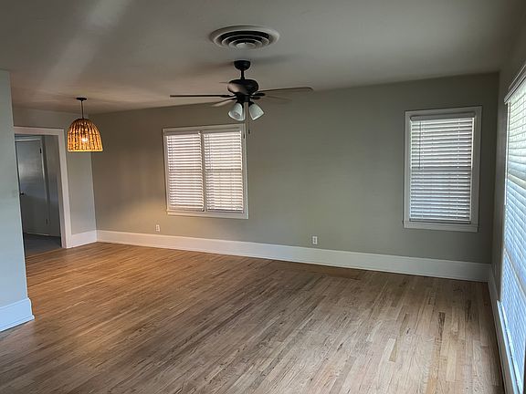 Living area, looking from front door
