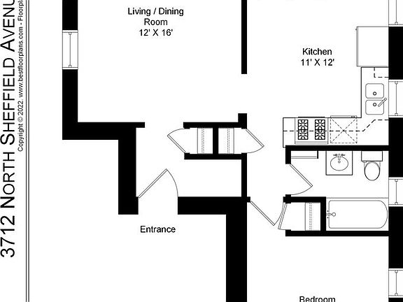 5th image of 3713 N Sheffield Ave #204