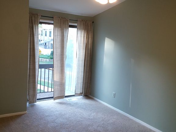 Master bedroom with balcony