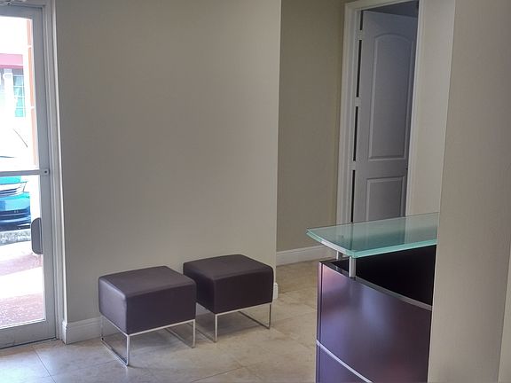 Wait area facing forward