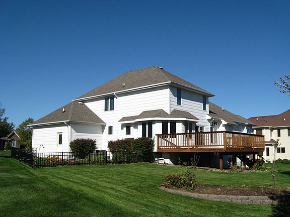 Back yard, garden, and deck