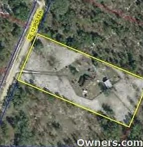 Aerial view showing home location & pasture