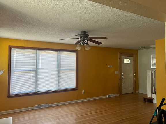 Spacious Living Room. Original Hardwood floors throughout the house.