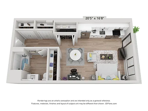 Floor plan Studio