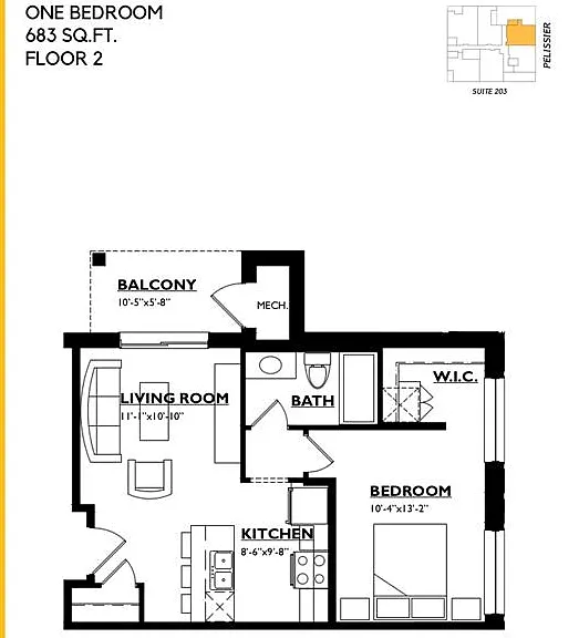 531 Pelissier St #203 — Photo 3
