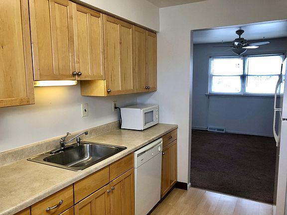 Kitchen into dining room