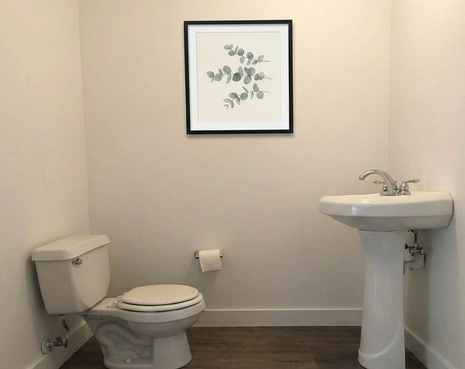 downstairs half bath