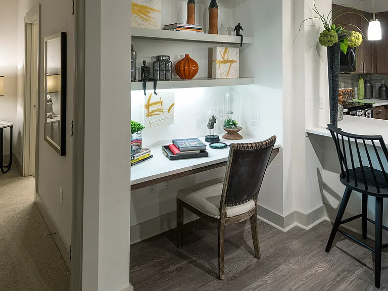 Select floor plans include large islands, computer nooks and dry bars