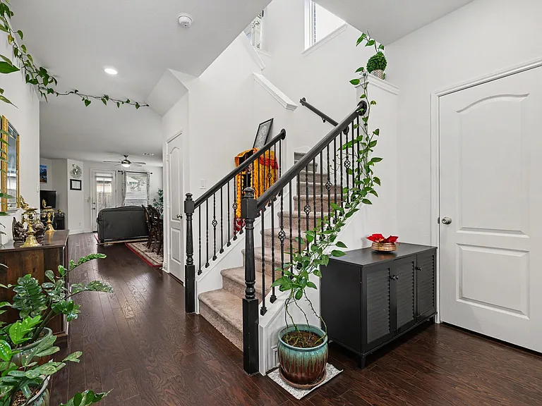 Staircase to upstairs