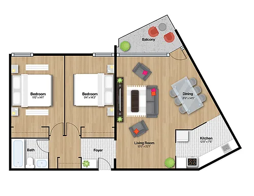 Floor plan 509