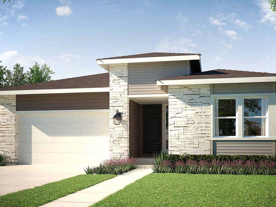 Rendering of Residence 4022 Modern Prairie Style Exterior - Colors and Finishes will Vary on Actua