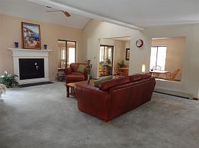 Living Room-New Gas Fireplace