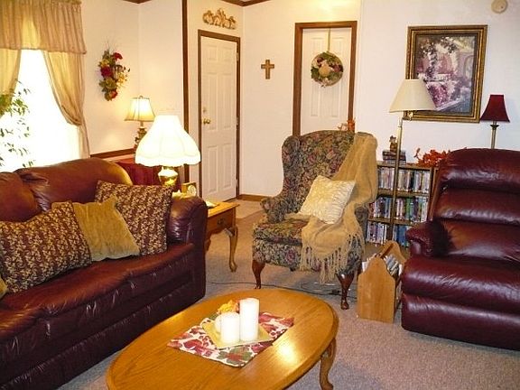 Living room & entryway