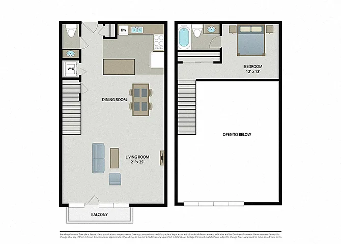 Floor plan Manhattan Loft