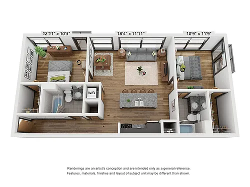 Floor plan 2X2
