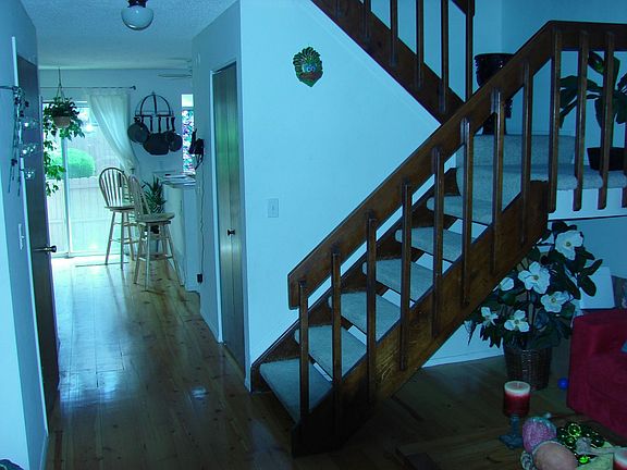 Living room and stairs