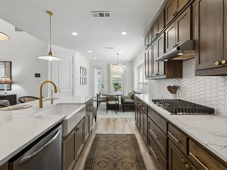 From Kitchen into Dining area.