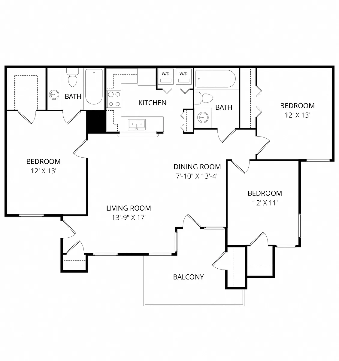 Floor plan The Eisenhower