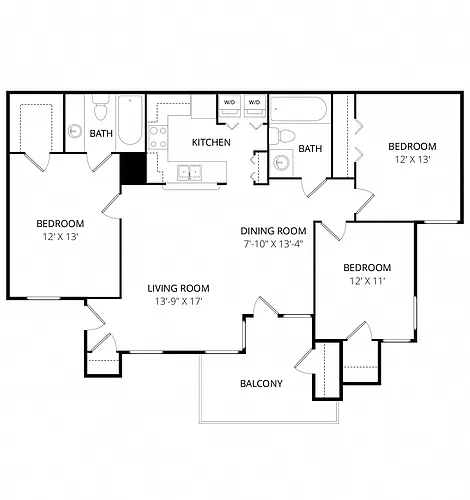 Floor plan The Eisenhower