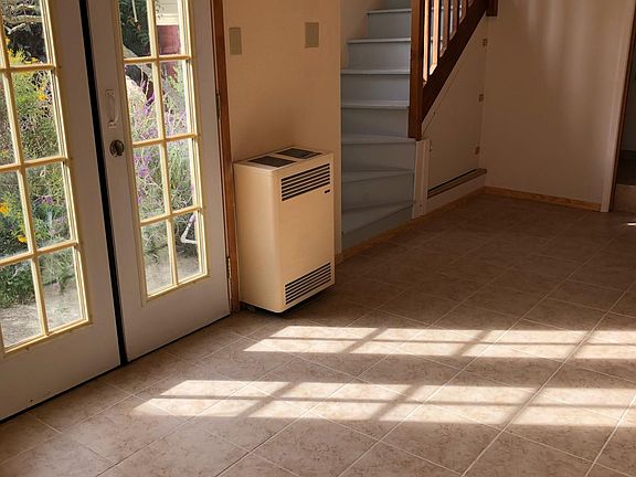 Stairway up to bedroom.