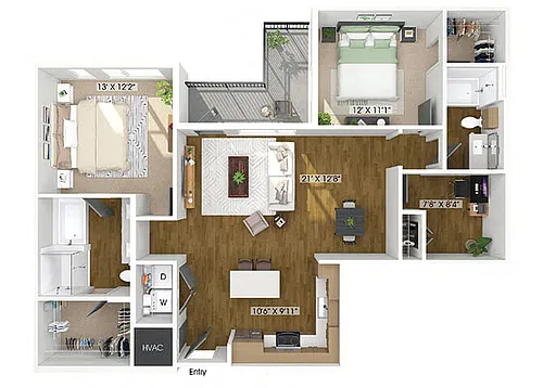 Floor plan B7