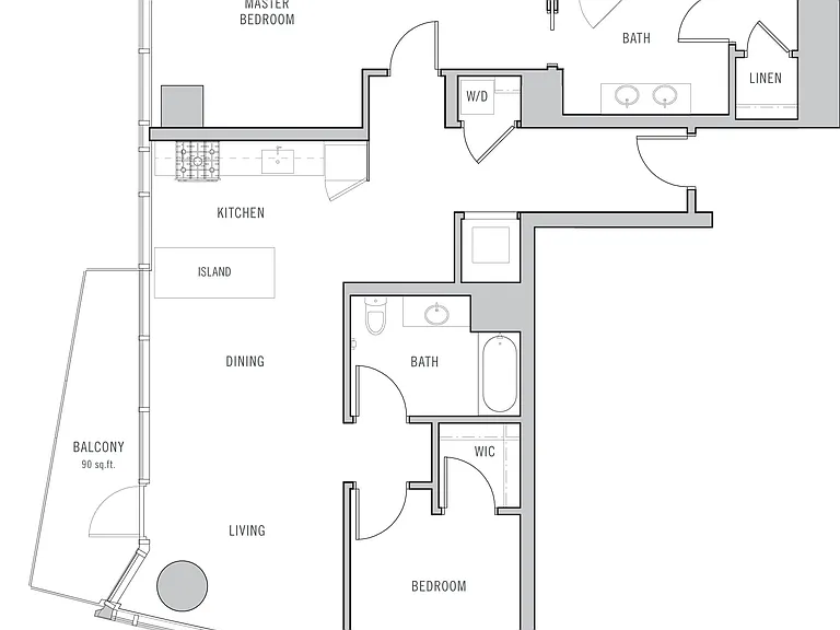 Circa LA - M - 2 Beds - 2 Baths - 1285 Sq. ft.
