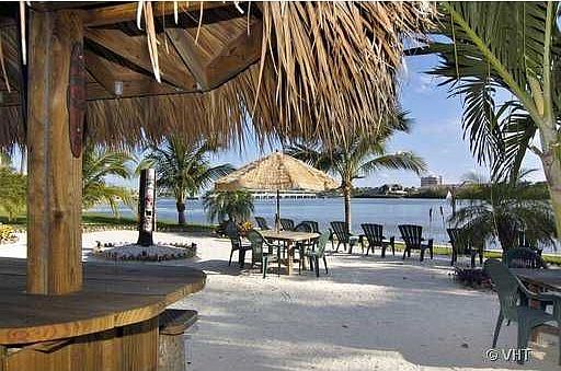 Tiki Bar at Private Beach