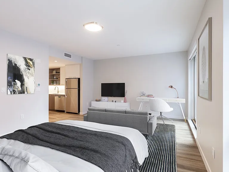 Studios provide great space and ample natural light