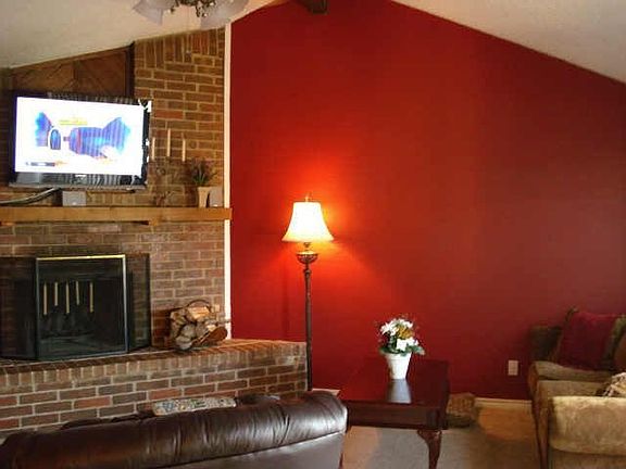 corner fireplace