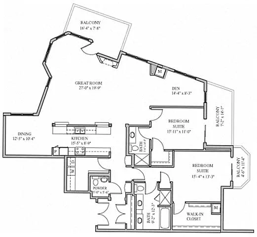 Floor plan Penthouse II