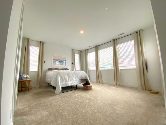 Master Bedroom with ensuite bathroom and walk in closet