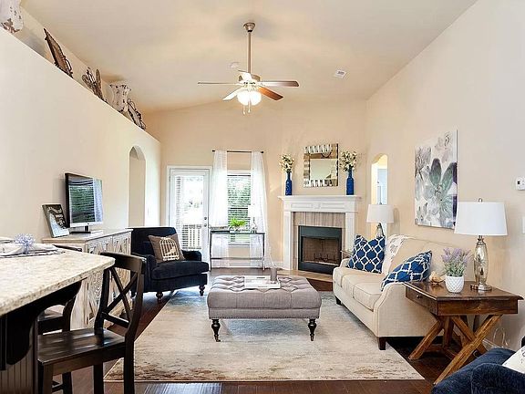 Living Room and Fire Place View