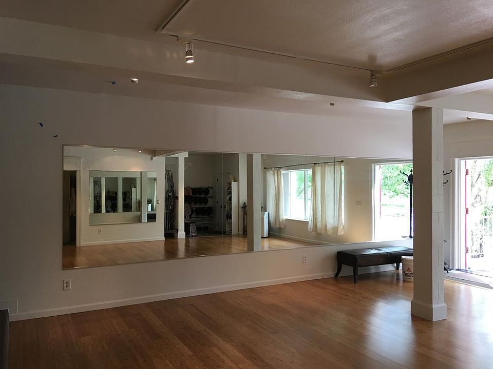 Interior with bamboo floors