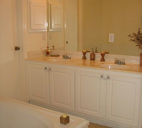 Double Vanity in Master
